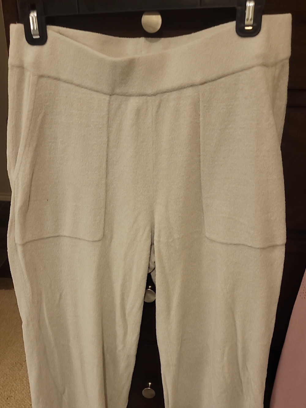 Barefoot Dreams Cream Cozy Lounge Pants Size Small
